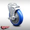 Service Caster 5 Inch SS Blue Polyurethane Wheel Swivel Bolt Hole Caster with Brake SCC SCC-SSBH20S514-PPUB-BLUE-TLB - alternate 1